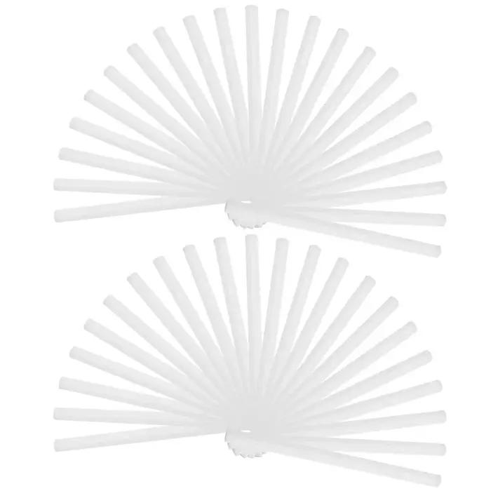 40 bâtonnets diffuseurs de rechange en fibre pour humidificateur, bâtonnets d'arôme pour diffuseur d'huiles essentielles, forte absorption d'eau