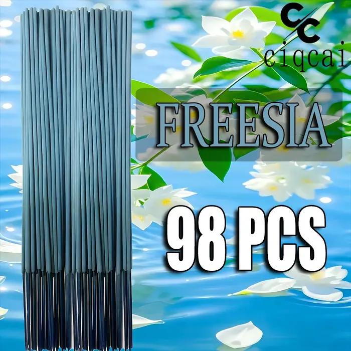 Bâtons d'encens de freesia faits à la main en bois de sandaul pour salon et détente aromatique chez soi