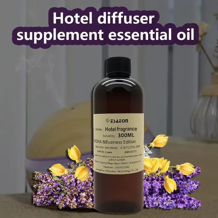 ESAEON 300ml (10.15 fl.oz) Huiles Essentielles de Fleur de Gardénia - Liquide de Recharge pour Diffuseur d'Hôtel/Bar