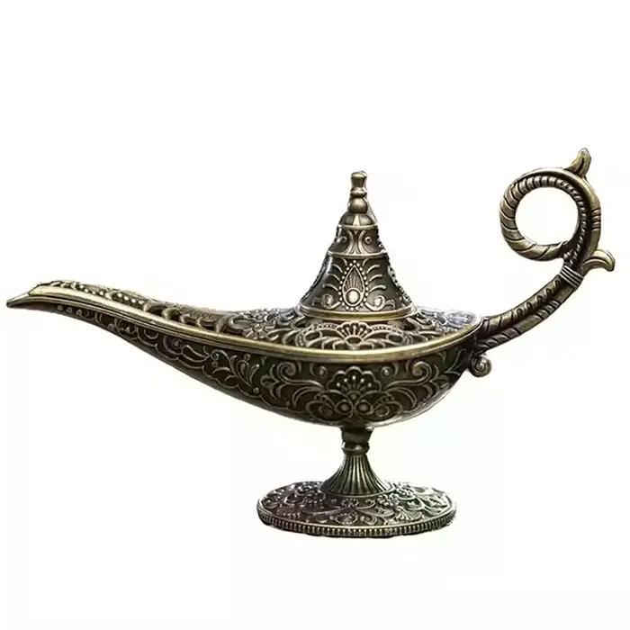 Brûleur d'encens en métal de lampe de Style Antique