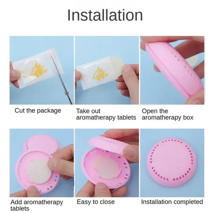 Désodorisants boîte solide parfum durable aromathérapie auto-adhésif chambre armoire voiture maison toilette désodorisation désodorisant