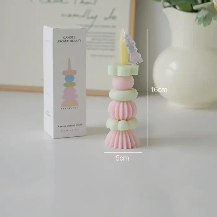Bougie parfumée à longue tige aromathérapie en cire de soja pour décoration de la maison mariage anniversaire fête occassions spéciales