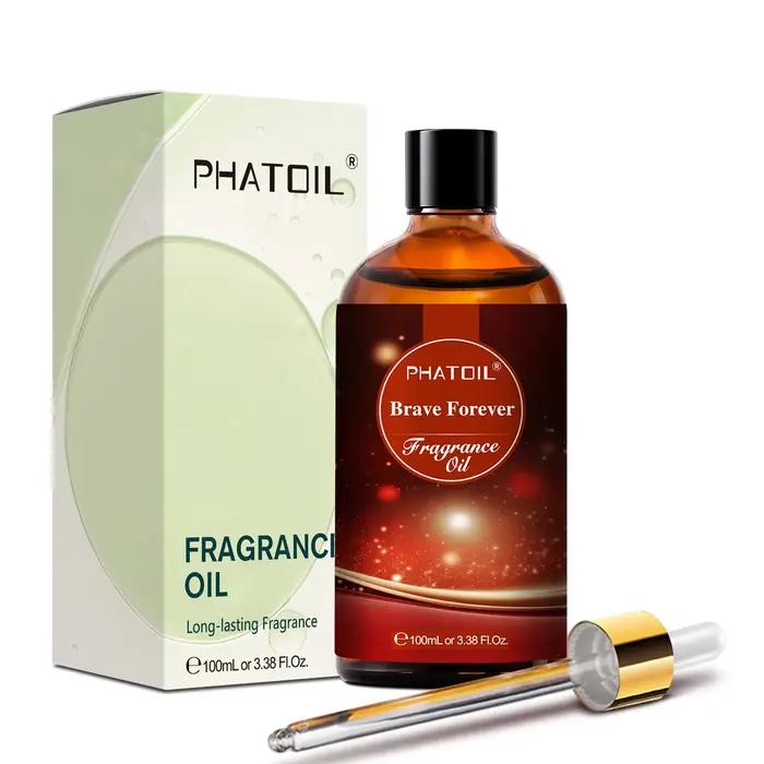 PHATOIL huile parfumée d'amande et de vanille pour diffuseur d'aromathérapie 100ml huiles aromatiques de paysage de rêve d'orchidée de carnaval de fruits Premium