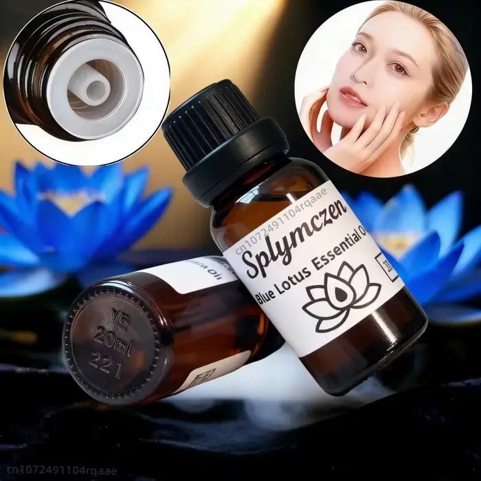 Huile de parfum de Lotus bleu Oud d'armoise naturelle de 20ml pour le diffuseur huile de parfum aromatique longue durée pour la maison, le désodorisant de bureau