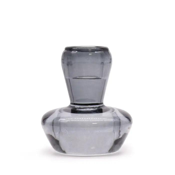 Set of 2 Mushroom Flip Dinner Candle / Tealight Holder - Midnight Grey