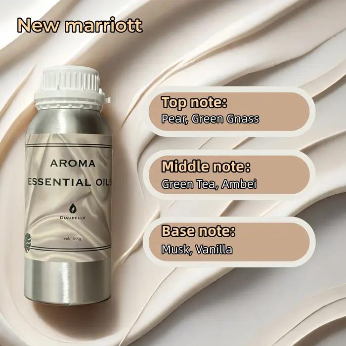 Huile Essentielle Parfumée 500ml pour Diffuseur, Aromathérapie, Huile Parfumée pour Maison, Bureau,