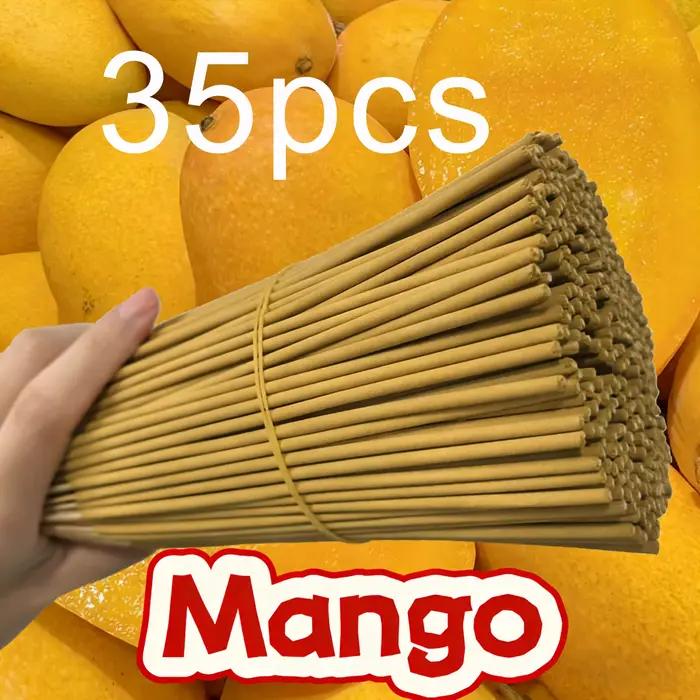 15/35/135 pièces de parfum de mangue naturel | Convient pour la purification de l'air domestique, le yoga, les bureaux, les salons de thé – Parfaite pour Halloween, Noël, Pâques et méditation. |