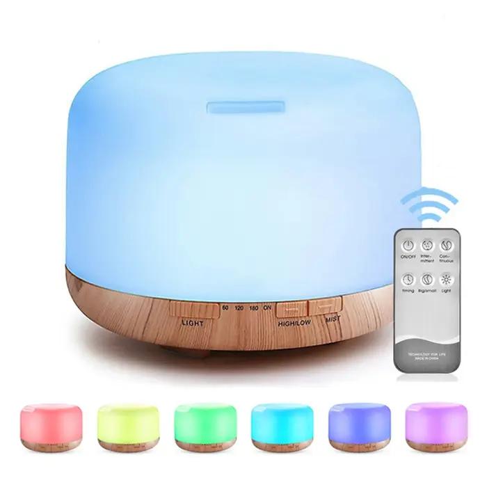 Diffuseur d'arôme OTHAI avec humidificateur d'air, lumières LED colorées et télécommande pour aromathérapie et bien-être à domicile occasions spéciales