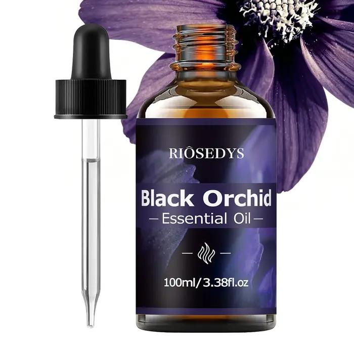 Huile Essentielle d'Orchidée Noire, Huile Parfumée Florale Riche pour Diffuseurs, Aromathérapie et Créations Parfumées DIY, Arôme Élégant