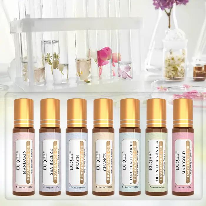 Huile essentielle EUQEE Ange Noix de Coco Vanille 10ml facile à transporter parfum corporel aromathérapie longue durée à offrir pour femme occasions spéciales
