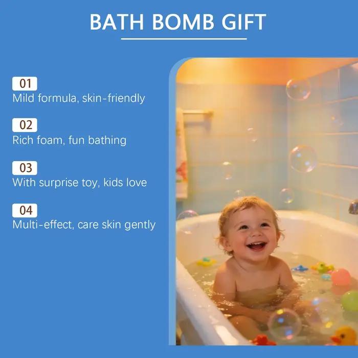 Coffret de bombes de bain - Ingrédients doux pour prendre soin