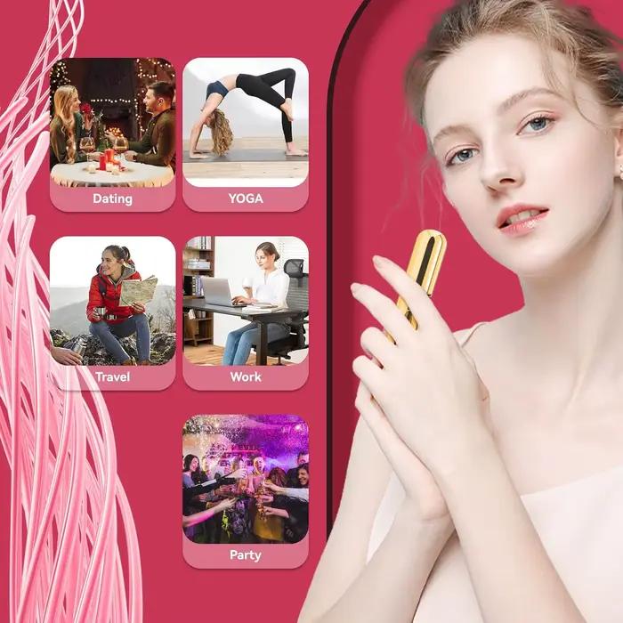 Flacon de parfum rechargeable pour voyage, mini flacon de parfum 5 ml, flacons de parfum portables rechargeables pour femmes et hommes, petit flacon vaporisateur.
