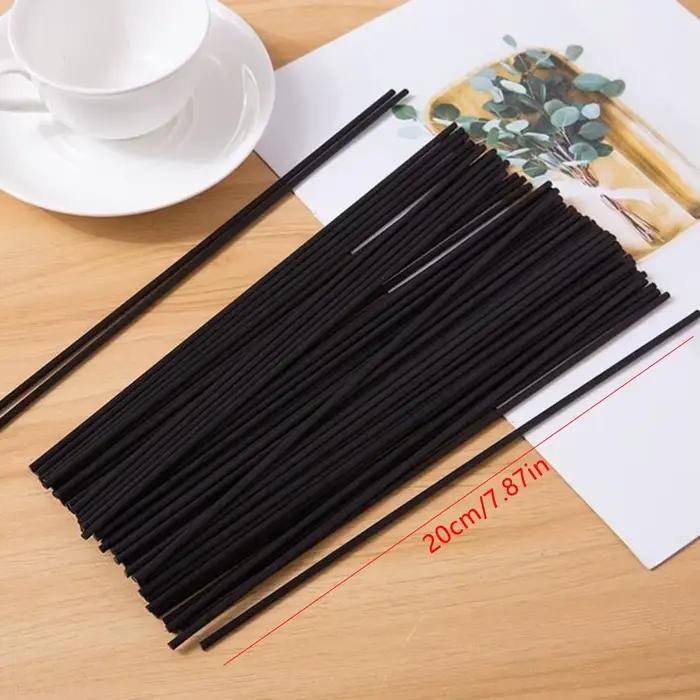 Bâtons de diffusion d'aromathérapie noirs de 150 pièces pour usage intérieur uniquement élégants et pratiques pour sentir bon chez soi occasions spéciales