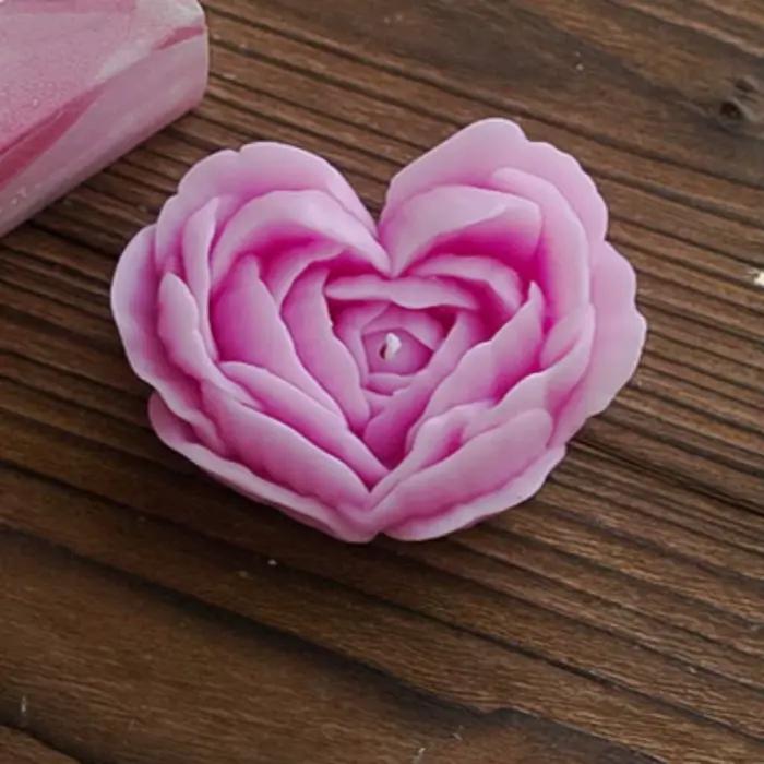 Bougie parfumée en forme de rose, panier cadeau pour cadeaux de mariage, décoration de douche nuptia