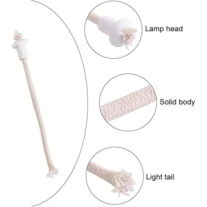 Mèches en coton pour bricolage et fabrication de bougies DIY flexibles et durables pour ambiance personnelle et cadeaux spéciaux