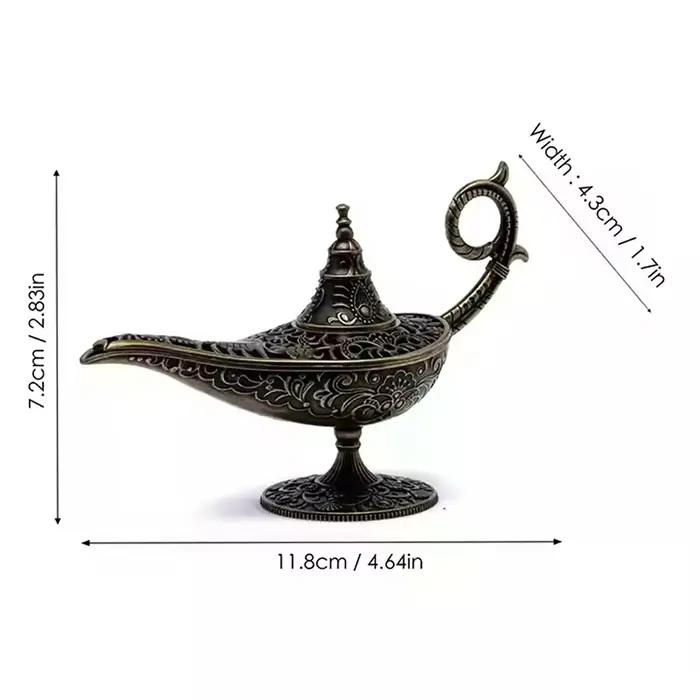 Brûleur d'encens en métal de lampe de Style Antique
