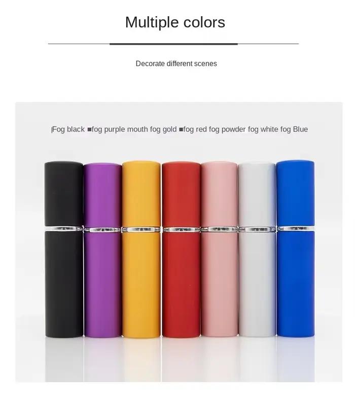 Flacon rechargeable en aluminium et verre pour parfum mini atomiseur verre voyage 5ml 7 pièces pour usage quotidien et voyage