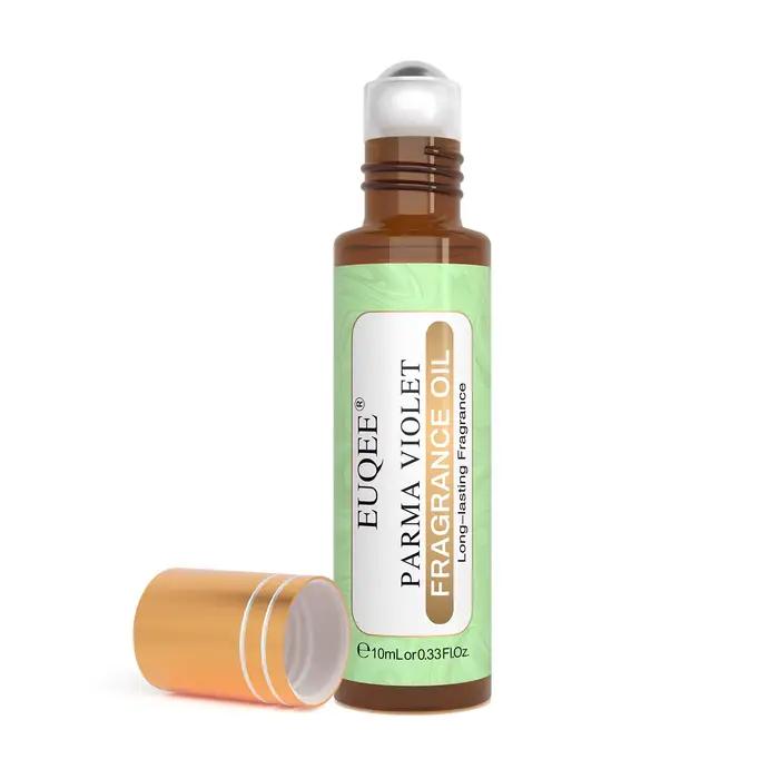 Huile de Parfum Roll-On EUQEE Huile Florale Sans Alcool Pour Femmes Occasions Spéciales Longue Durée Portatif Compact