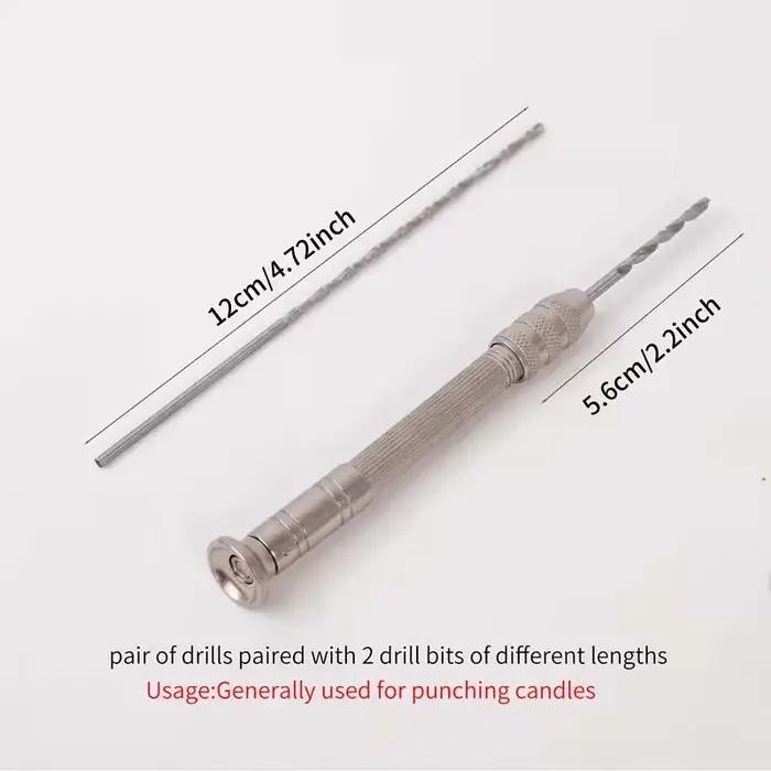Kit de fabrication de bougies avec outil de perforation en métal robuste