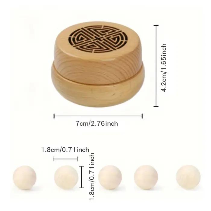 Diffuseur de parfum portable sans parfum en bois pour salon chambre à coucher voiture et autres pièces occasionnels cadeaux