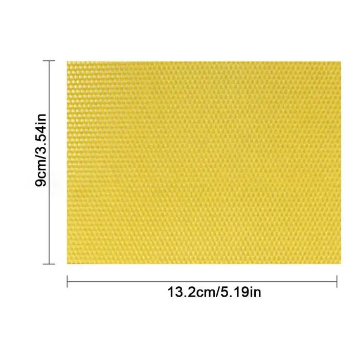 Feuilles de cire d'abeille naturelles pour fabrication de bougies artisanales fournitures DIY apiculture occasions spéciales relaxation atelier bricolage