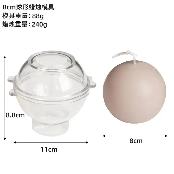 Moule à bougie en plastique