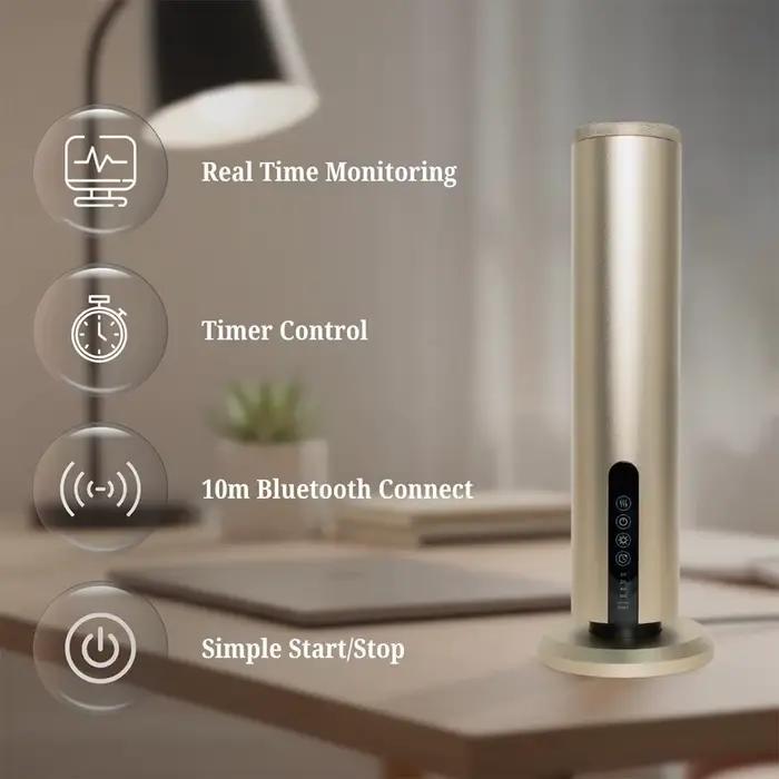 Nouveaux diffuseurs d'ambiance pour hôtels, diffuseur sans eau pour la maison, grande couverture, diffuseur d'aromathérapie avec minuterie, contrôle par application Bluetooth, machine à parfum
