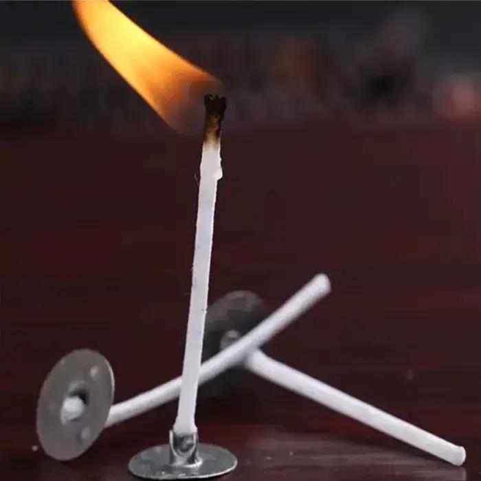 Mèches de bougie en cire sans fumée