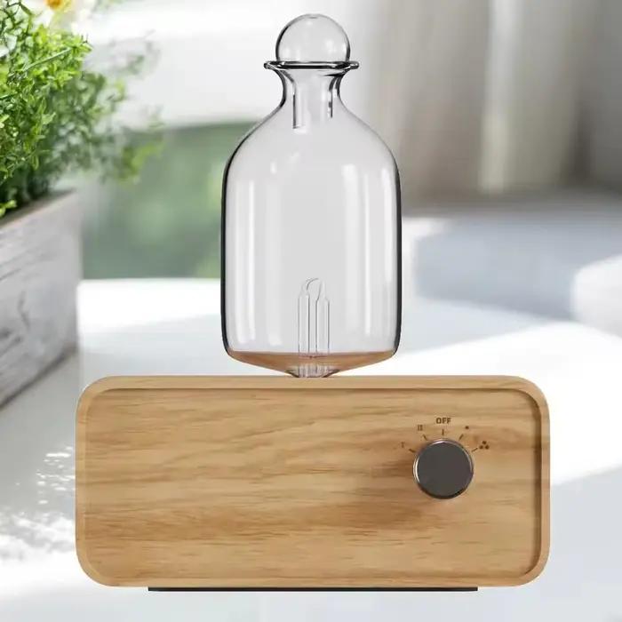 Diffuseur d'huiles essentielles rechargeable, diffuseur sans eau, nébulisation électrique, parfum po