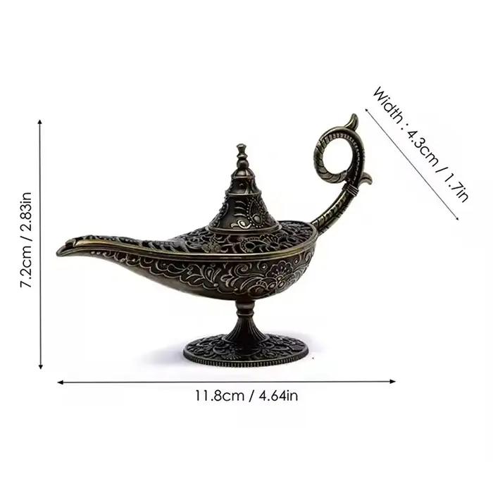 Brûleur d'encens en métal de lampe de Style Antique