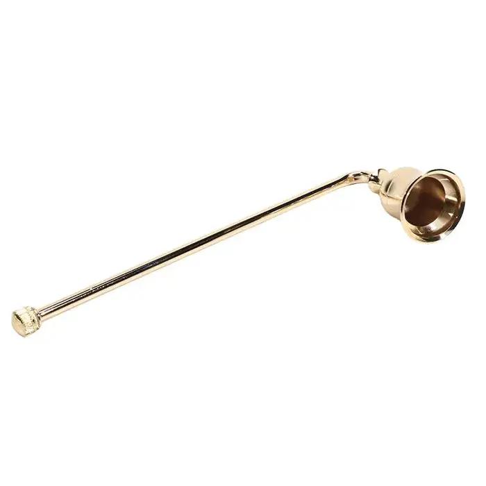 Coupe-mèche de bougie en aluminium et fer, outil d'extinction de bougies avec poignée longue ou courte pour décorations intérieures et ambiances romantiques