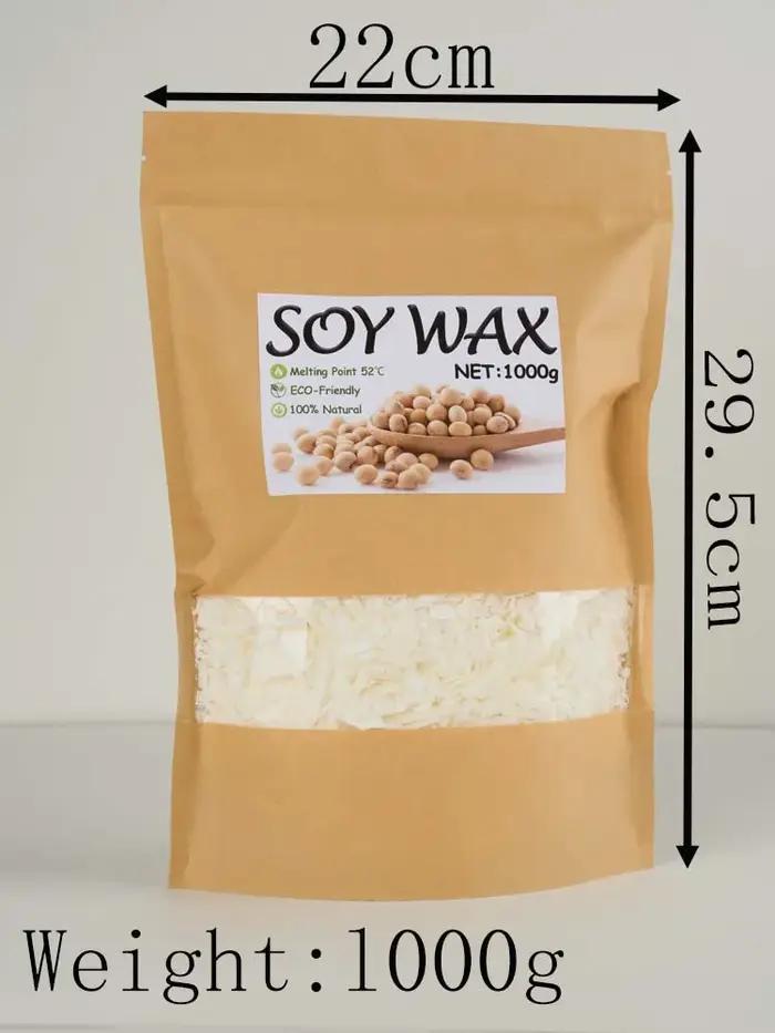 Cire de soja blanche pour artisanat faire soi-même fournit matériaux bricolage bougie parfumée sans aris occasions spéciales cadeaux personnalisés