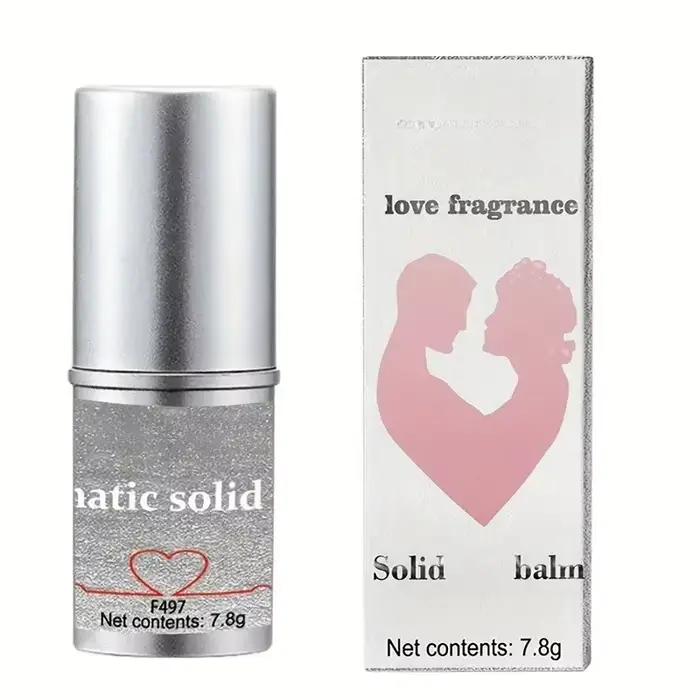 Baume de parfum solide aux phéromones portable pour hommes et femmes, parfum rafraîchissant longue d
