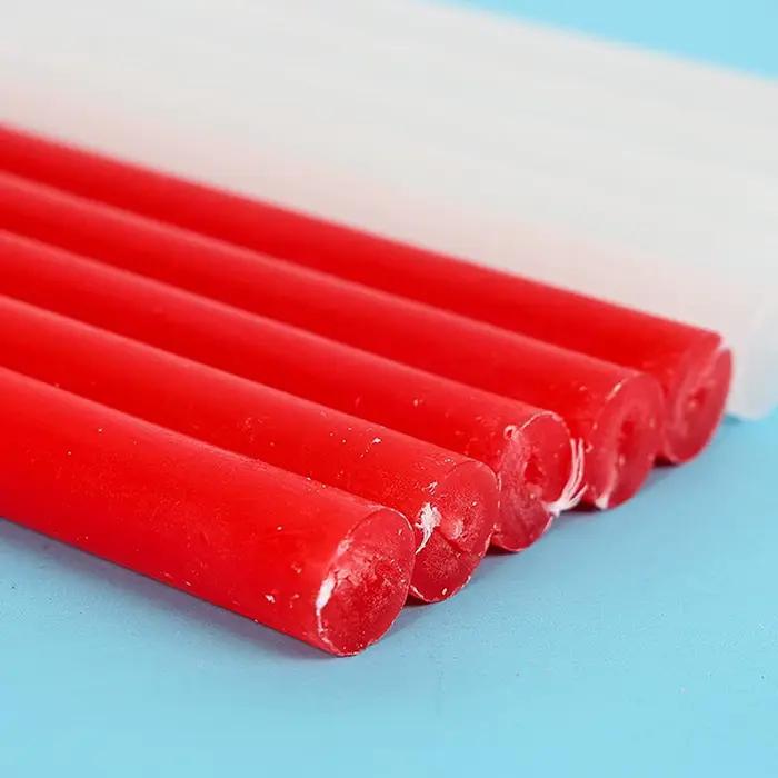 Bougies rouges et blanches, 10 pièces, éclairage d'anniversaire, décoration pour la saint-valentin, bougies pour la prière à l'église, couleur blanc et rouge