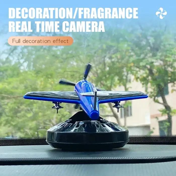 Diffuseur de parfum d'avion à hélice rotative à 360 degrés à énergie solaire