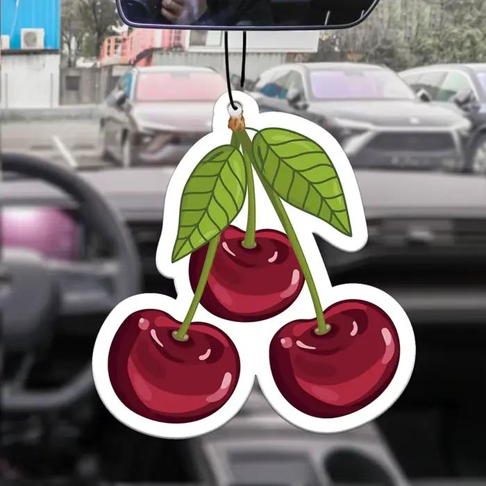 Tablettes parfumées pour voiture (tendance internationale) aux senteurs de cerise, de freesia et de poire anglaise, désodorisant pour armoire, parfum, décoration pour rétroviseur, pendentif pour intér