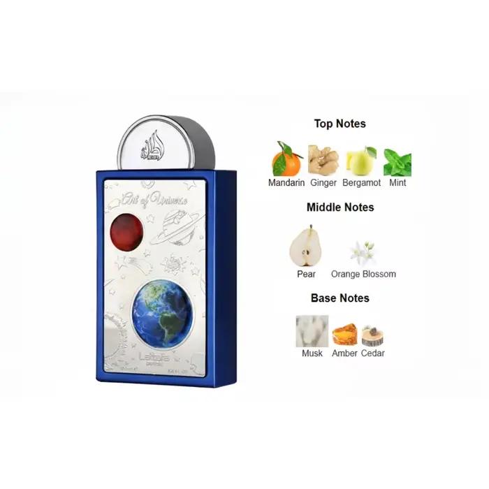 Eau de Parfum Unisexe 100ml aux Agrumes Aromatiques, Parfum Frais et Durable avec Bergamote, Gingembre, Menthe, Poire, Musc, Ambre et Cèdre