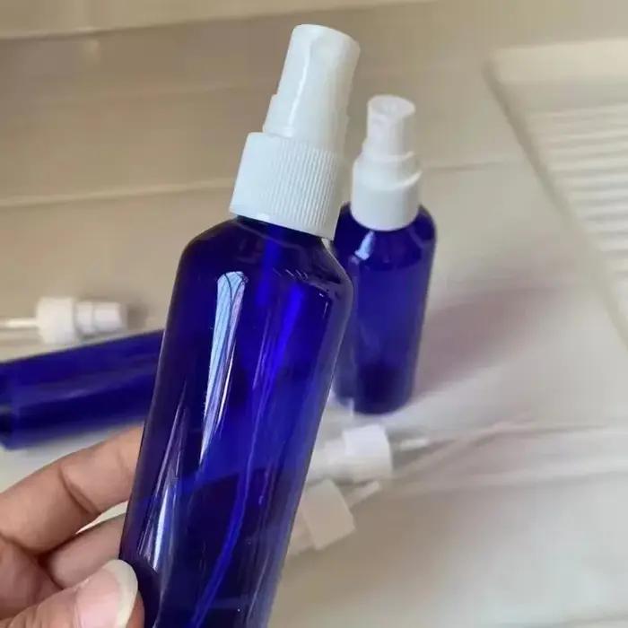 Bouteilles de parfum en Spray bleu de 100ml