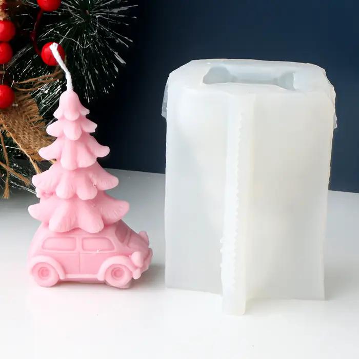 Moule à bougie de noël créatif