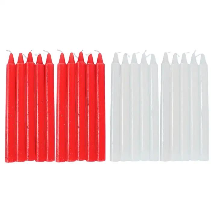 Bougies coniques naturelles à combustion longue durée