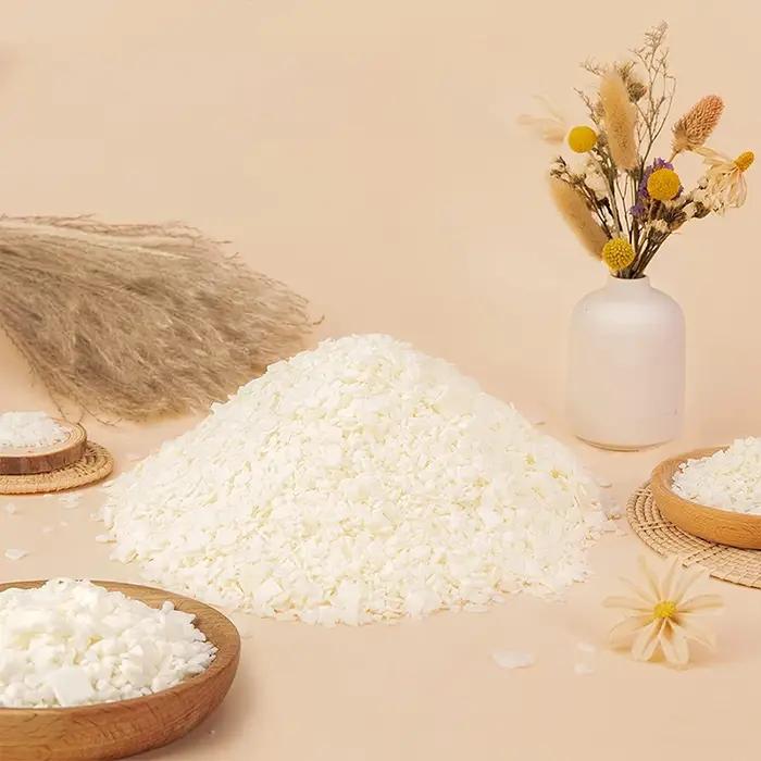 Bougies en cire de soja naturelle pour la fabrication de bougies