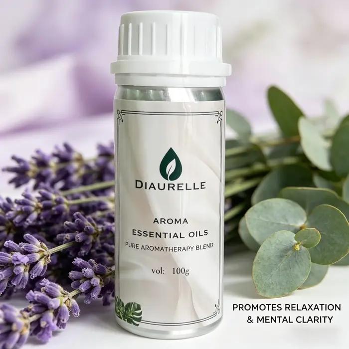 Huile Essentielle de Lavande Star Perfume 100ML pour Diffuseur, Désodorisant d'Ambiance Naturel, Huile Parfumée pour Chambre d'Hôtel, Purificateur d'Air
