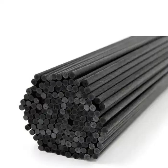 Bâtonnets diffuseurs en rotin noir, 50 pièces, L19/22/25/30/40cm D3/4/5mm, bâtonnets de remplacement pour huile essentielle d'aromathérapie