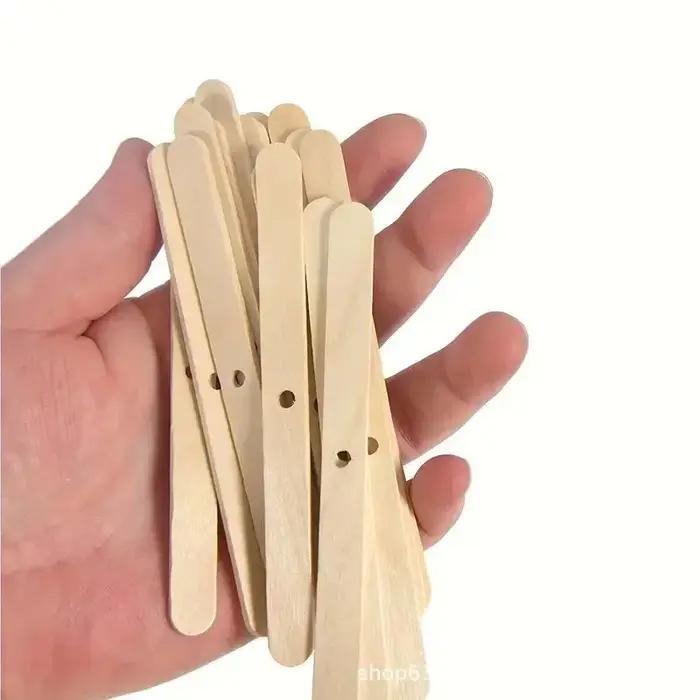 Porte-mèches de bougie en bois