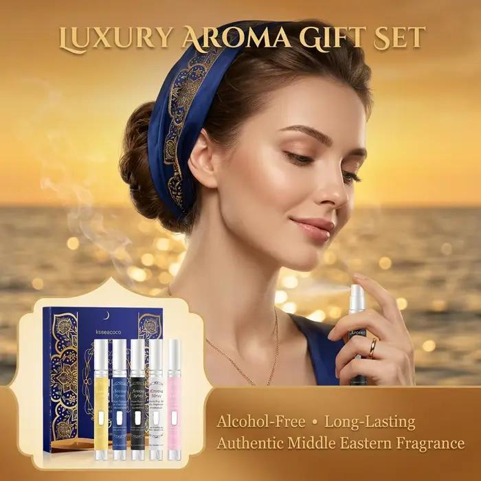 Coffret cadeau de parfum arabe classique parfum floral neutre sans alcool pour homme femme occasions spéciales élégant durable
