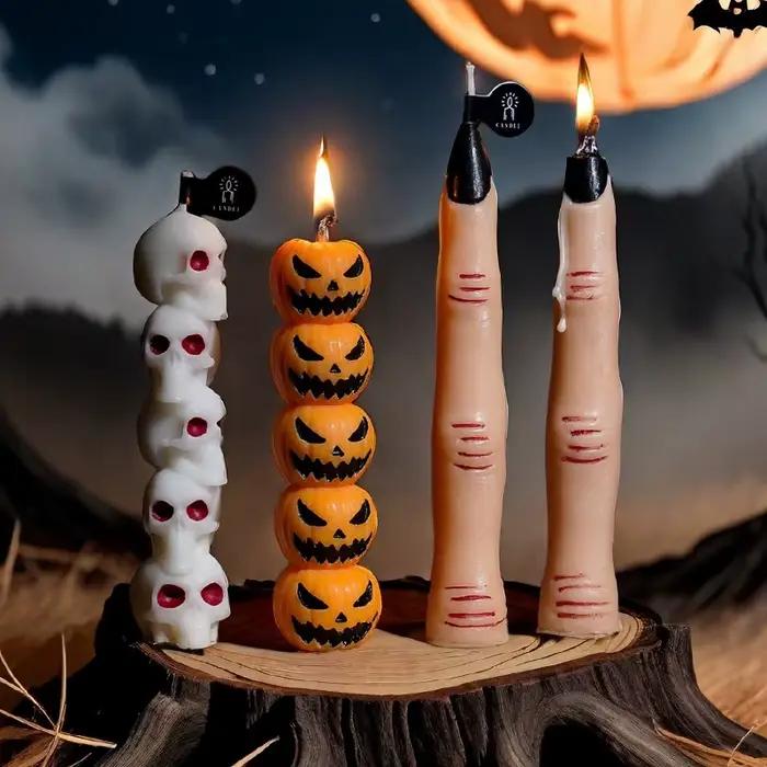 Bougies d'aromathérapie pour Halloween