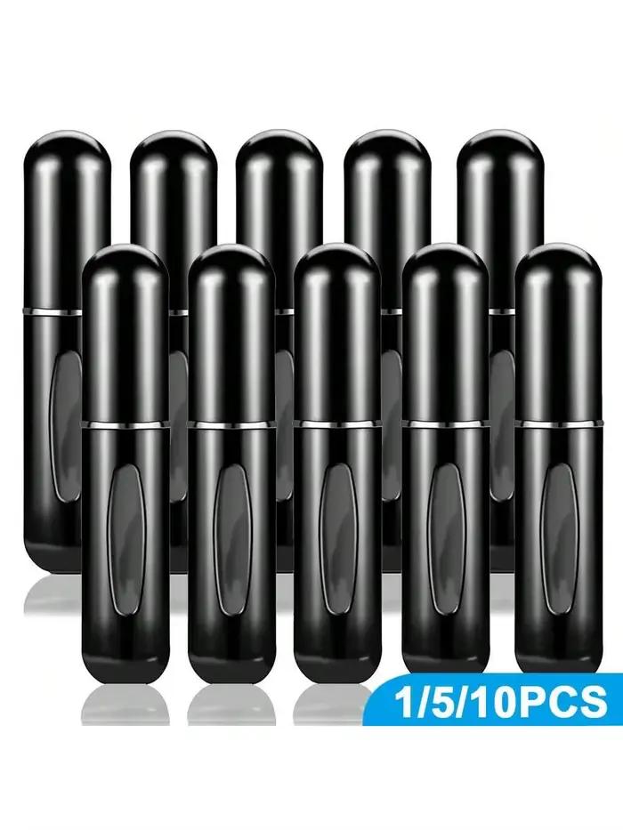 1/5/10pcs 5ml Mini Flacons d'échantillons de parfum portables, vaporisateurs atomisés, vides, rechar