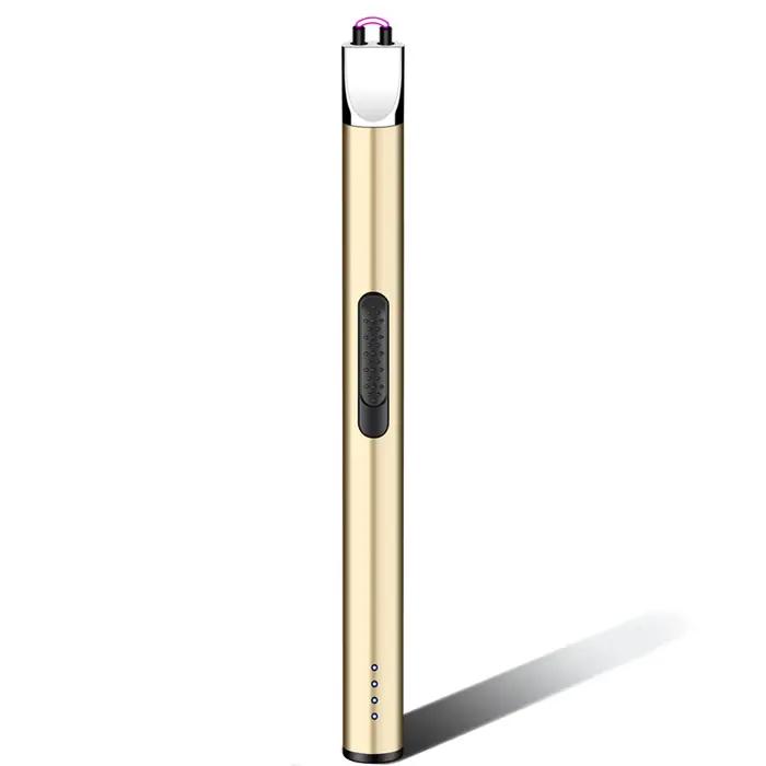 Briquet à bougie à Arc électrique, briquet USB Rechargeable, briquets à Arc Plasmas pour cuisinière à gaz de cuisine