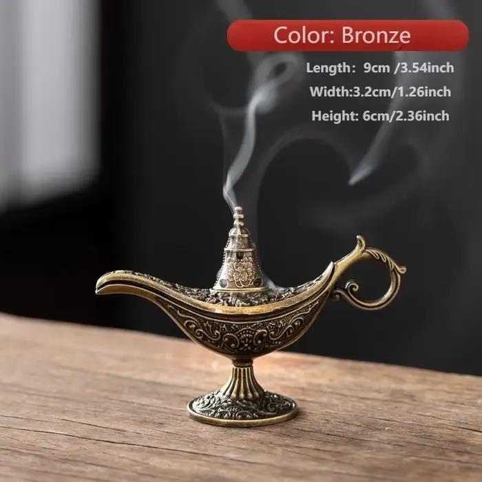 Lampe créative brûleur d'encens en métal bougeoir parfumé décoration de la maison cadeau Style Antique
