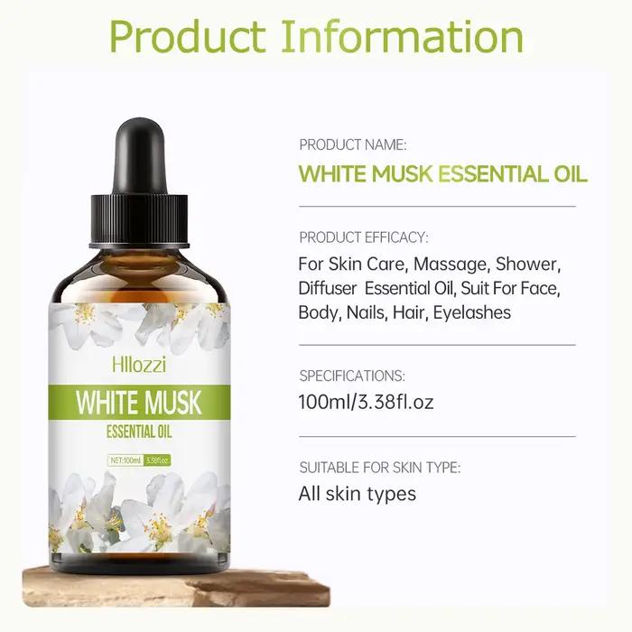 L'huile essentielle de musc blanc convient aux soins de la peau